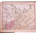 1812. gadā Vācijā Augsburgā izdots pasaules karšu atlass albūma iesējumā, TMR 24001
