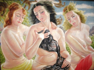 Glezna - Vīka H. Trīs sievietes