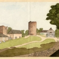 Turaidas pils. Pēc A. f. Lēvisa 1821.g.gravīras un zīmējuma. No