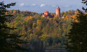 Autumn at Turaida Castle in the Gauja valley, Latvia. Photograph: Alamy. The Guardian, Saturday 21 September 2013