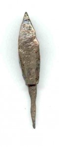 Iedzītņa tipa bultas gals. Turaidas muzejrezervāta krājums. SM 8188