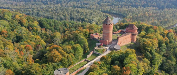 Gauja Primeval Valley and the castle of Turaida