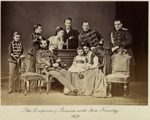 Cara Aleksandra II ģimene. 1870.-1873. gads