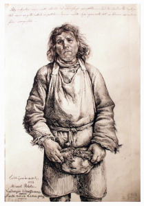 Gerhards Vilhelms fon Reiterns. Miķelis, Lēdurgas zemnieks. 1831. Sanktpēterburgas Ermitāža