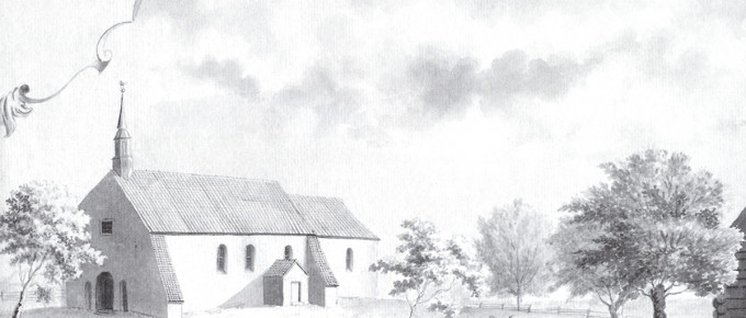 2.	Krimuldas baznīca 1794. g. J.K.Broces zīmējums. Aptuveni tāda tā izskatījās arī 1817. gadā, kad tur sāka kalpot K.K. Ulmanis. Pēc A.Reinberga projekta celtais, 46 m augstais tornis piebūvēts 1905. gadā.