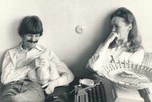 Guntis Zemītis un Ilze. Siliņa. 1980. gads. Foto autors nezināms